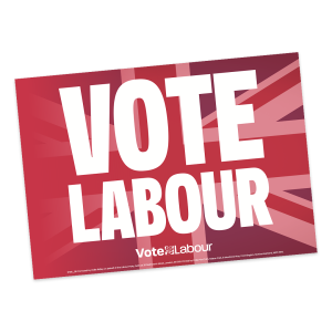 Vote Labour Flag A2 Correx