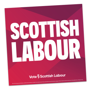 Vote Scottish Labour 30x30cm Poster
