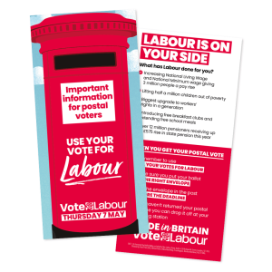 2026 Get Out the Postal Vote leaflet