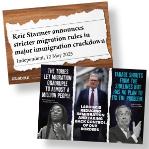 Labour's Immigration Crackdown leaflet