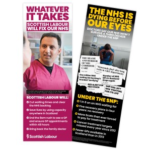 Scottish Labour Will Fix Our NHS leaflet