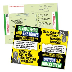 Welsh Labour Puts the Welsh NHS First leaflet