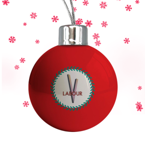 Red Labour Bauble