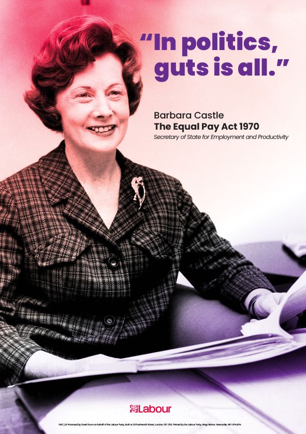 Barbara Castle poster | Labour Shop